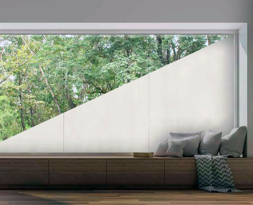 Fenster mit schaltbarer Folie