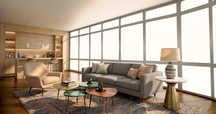 Luxuswohnung mit Smart Glass